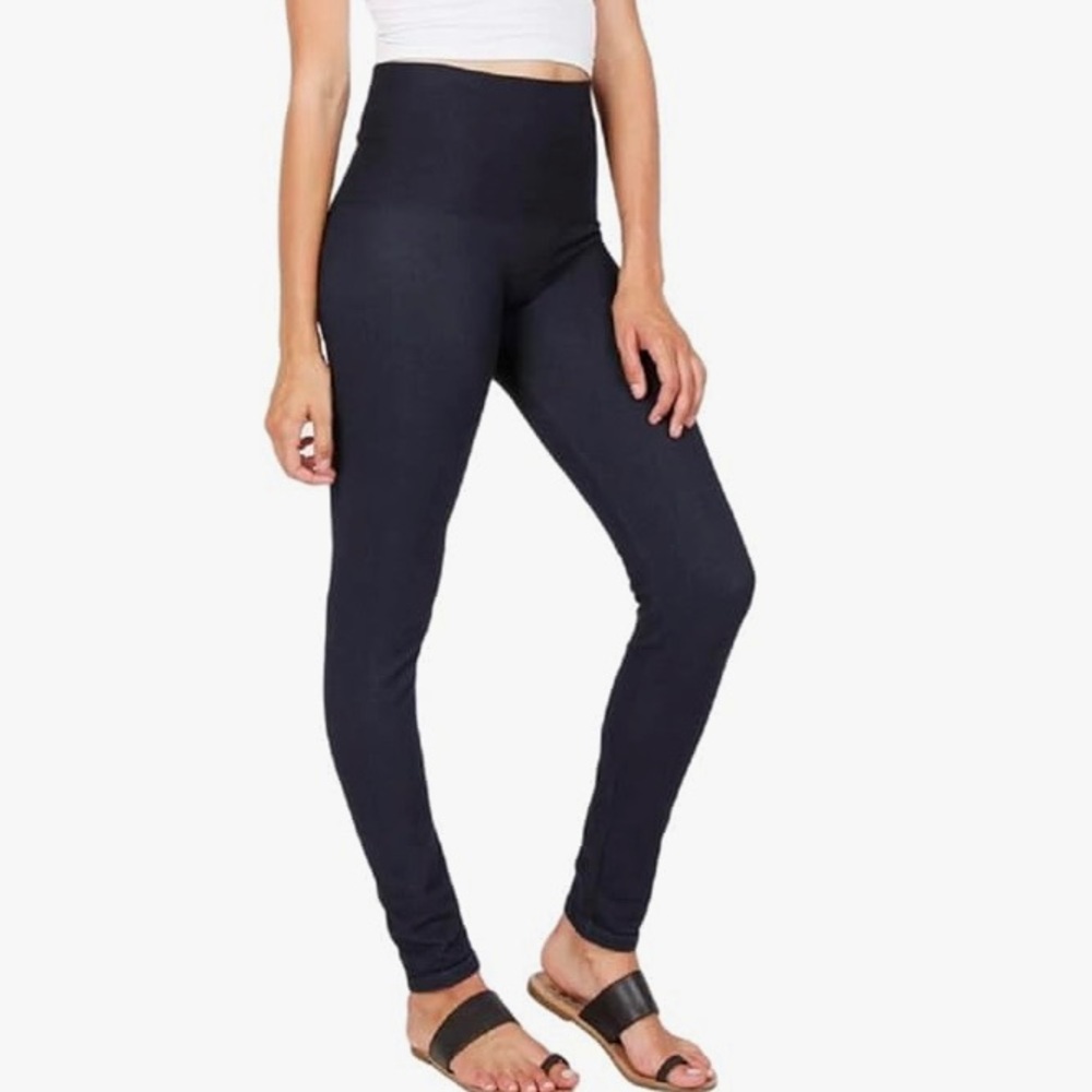 M Rena Denim High Rise Leggings/Jeggings One Size